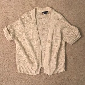 Cream knit cardigan
